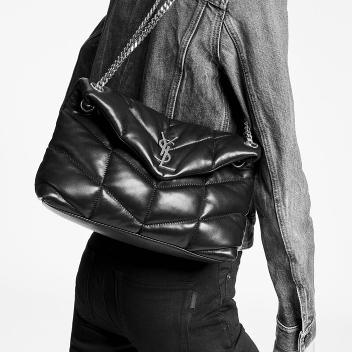 サンローランレディースレッドショルダーバッグl305