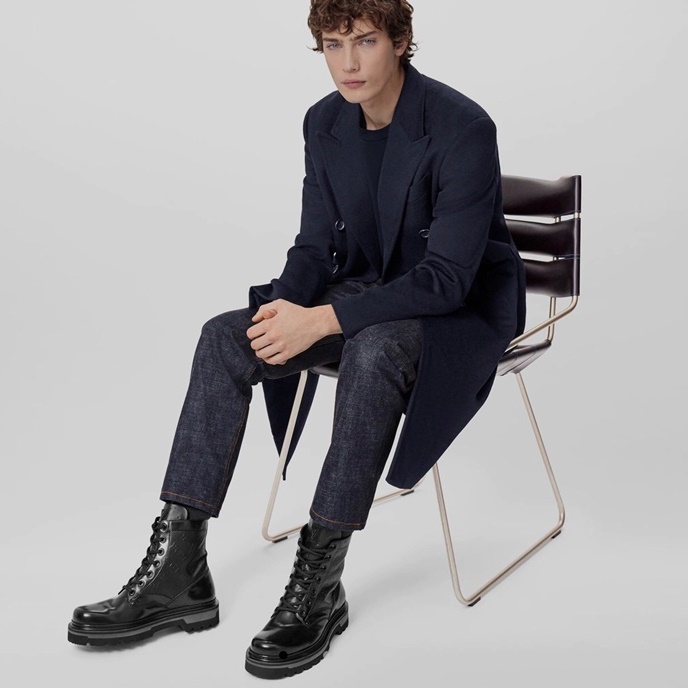 ルイヴィトンメンズブラックブーツv170