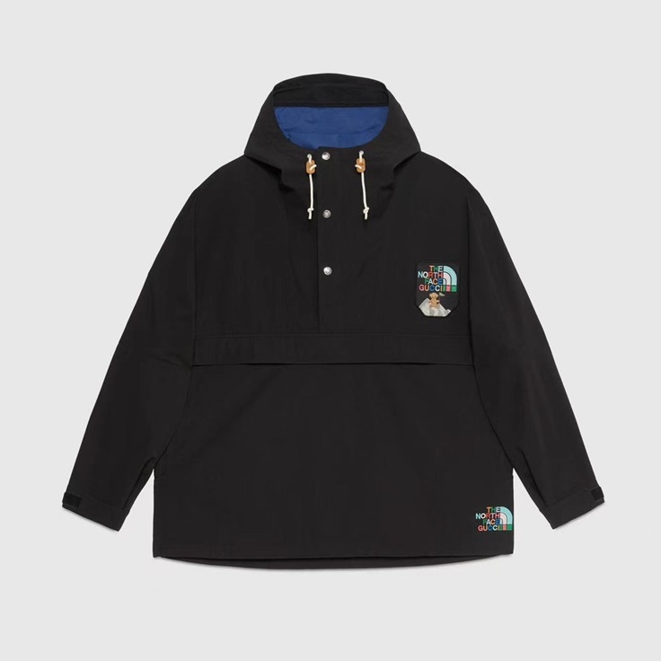 グッチユニセックストレンディブラックアウターウェアu73