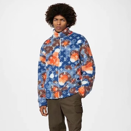 ルイヴィトンメンズブルージャケットv176