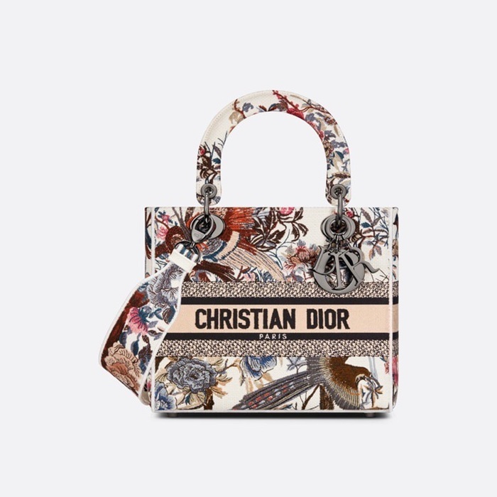 ディオールレディースホワイトレディバッグi81