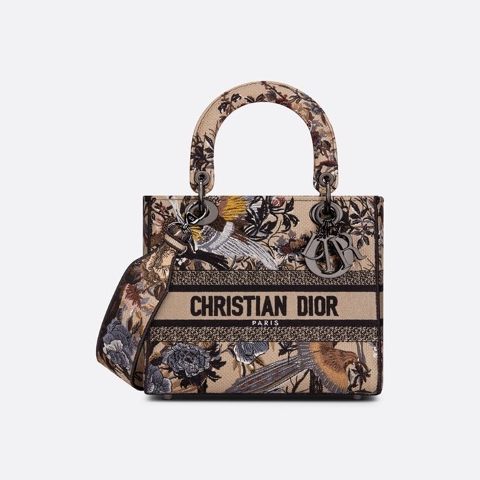 ディオールレディースベージュレディバッグi82