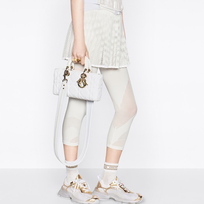 ディオールレディースホワイトレディバッグi94