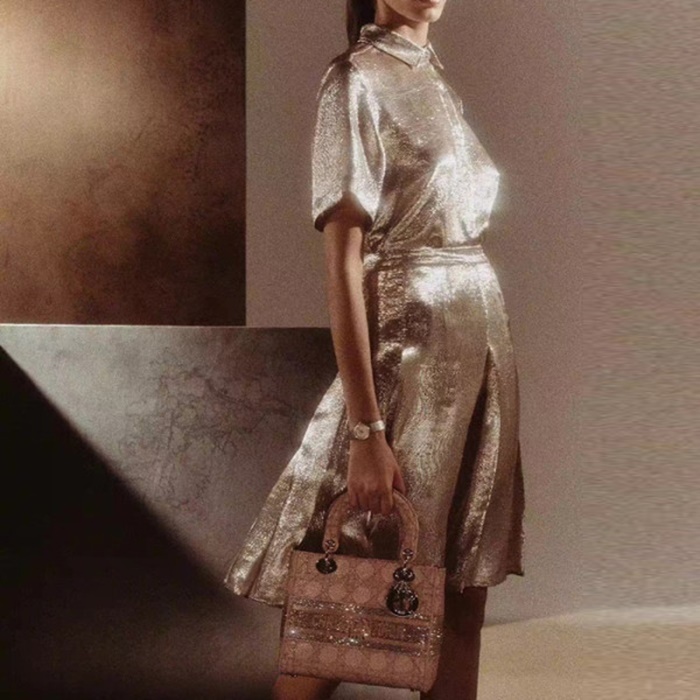 ディオールレディースピンクレディバッグi98