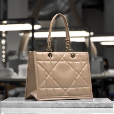 ディオールレディースベージュショルダーバッグi110