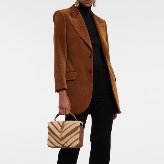 サンローランレディースベージュトートバッグl321