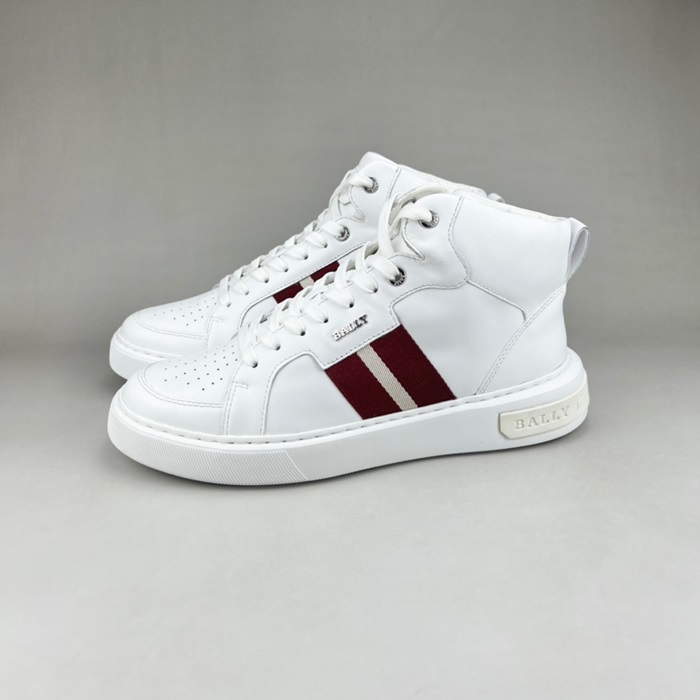 リーメンズホワイトハイトップスニーカーl0156