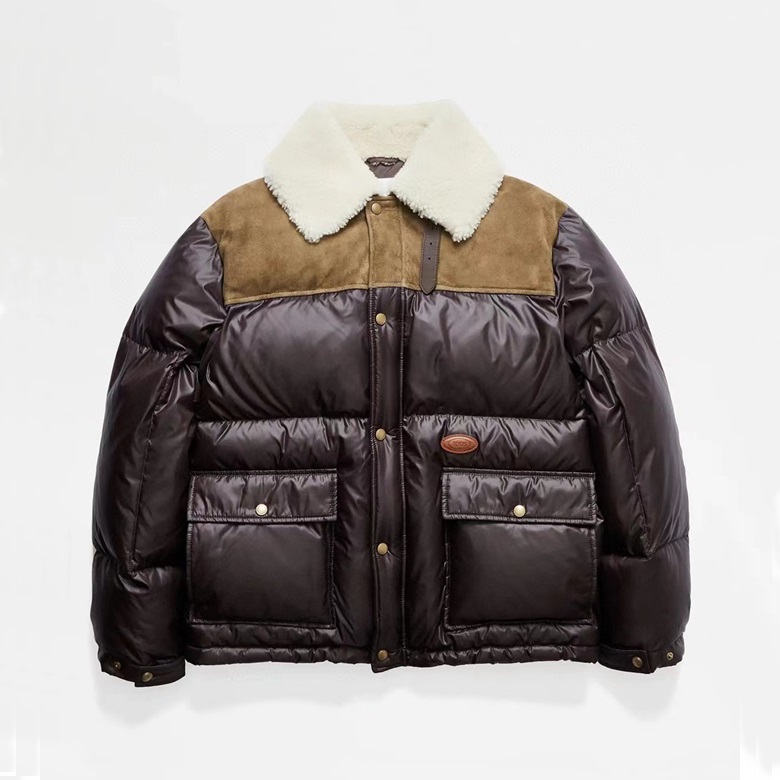 トムフォードメンズブラウンダウンパディングf41