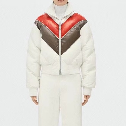 ボッテガヴェネタメンズホワイトレザーパディングv20