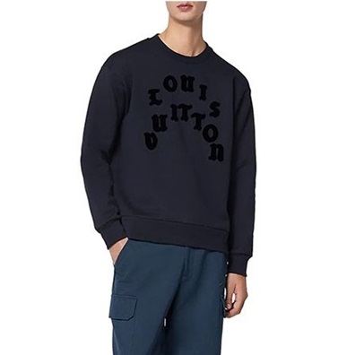 ルイヴィトンメンズモダンネイビースウェットシャツv212