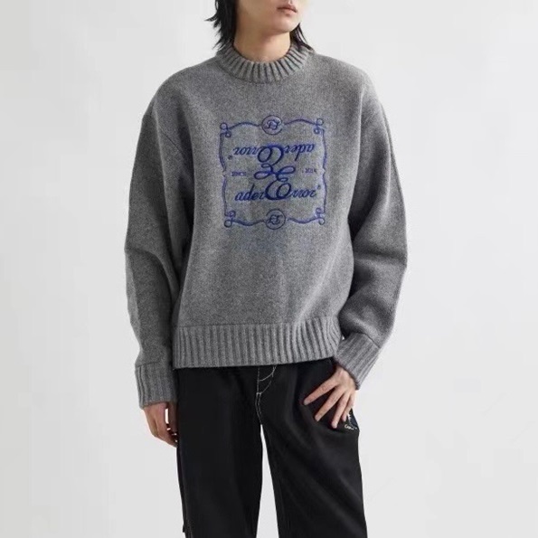 アーダーエラーメンズグレーニットe129