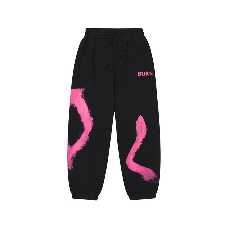 バレンシアガメンズカジュアルブラックパンツa27