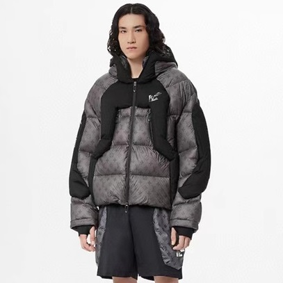 ルイヴィトンメンズモダンブラックパディングv217