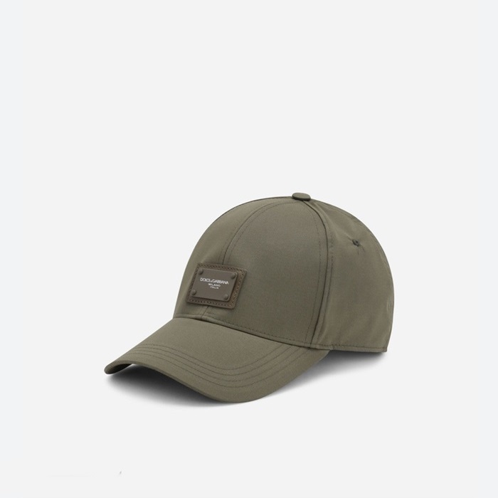 ドルチェ＆ガッバーナユニセックスグリーンキャップl380