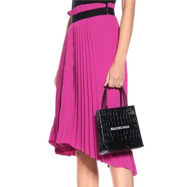 バレンシアガレディースブラックトートバッグa33