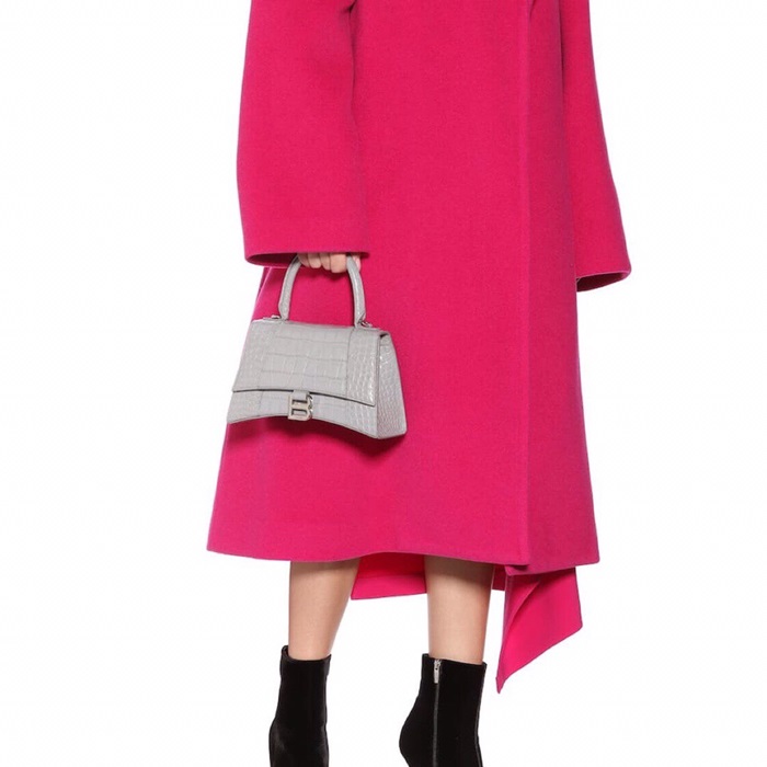 バレンシアガレディースグレーハンドバッグa39