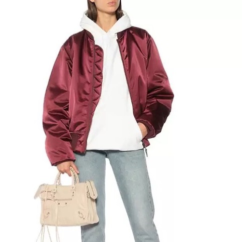 バレンシアガレディースベージュシティバッグa55