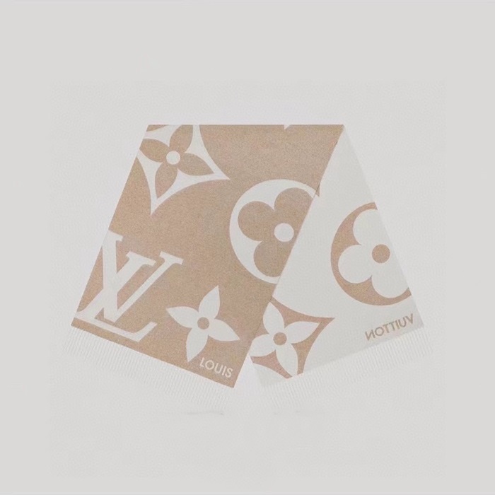 ルイヴィトンユニセックスベージュマフラーv221