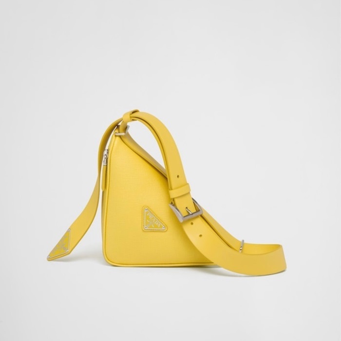 プラダメンズイエロースリングバッグr55