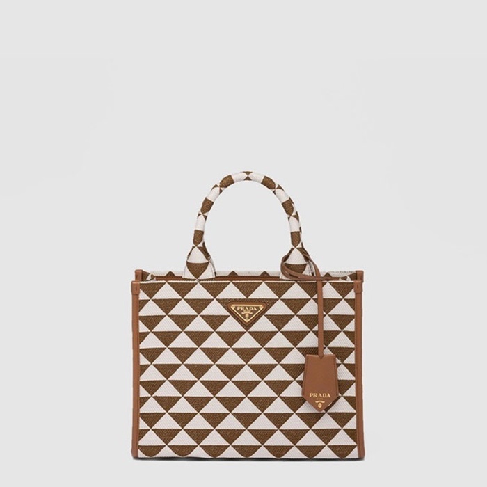 プラダレディーススモール刺繍ハンドバッグ1A354r69