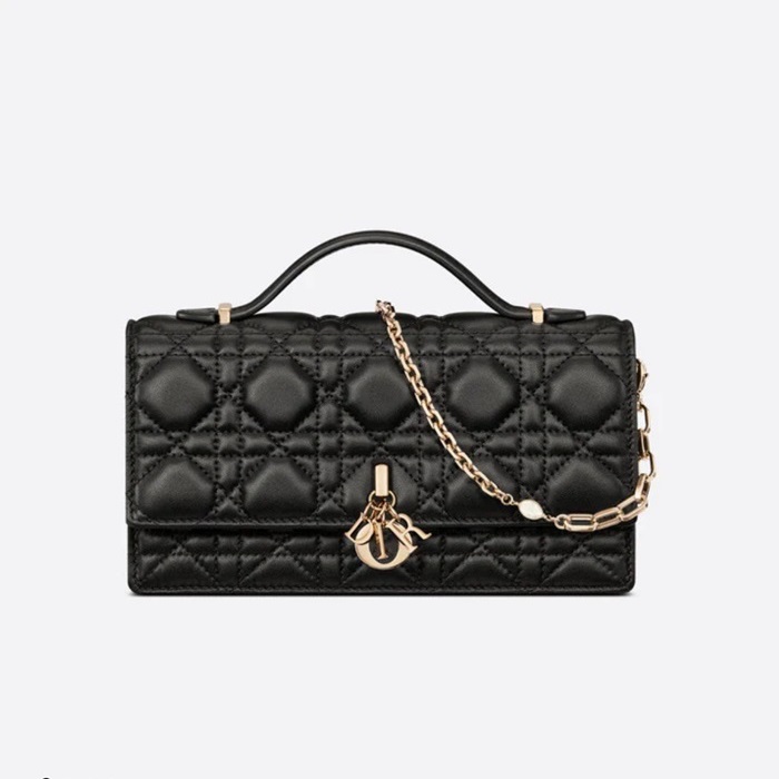 ディオールレディースブラックレディバッグi139