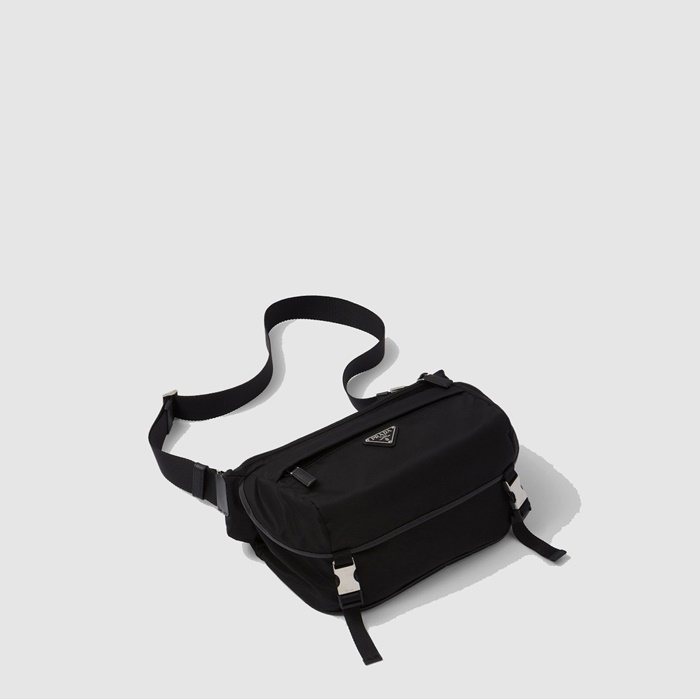 プラダメンズリナイロンサフィアーノレザーショルダーバッグ2H994r104