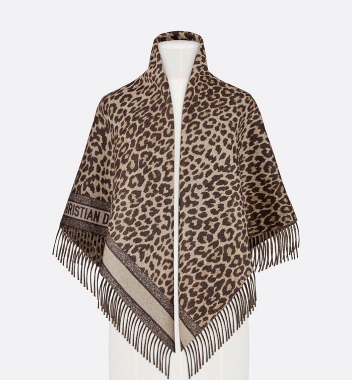 ディオールメンズブラウンマフラーi165