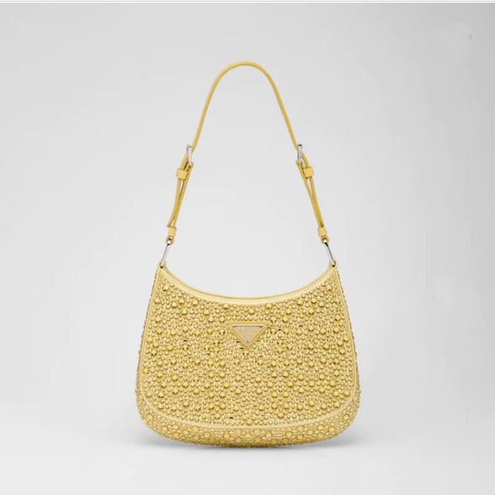 プラダレディースイエロークレオバッグr228