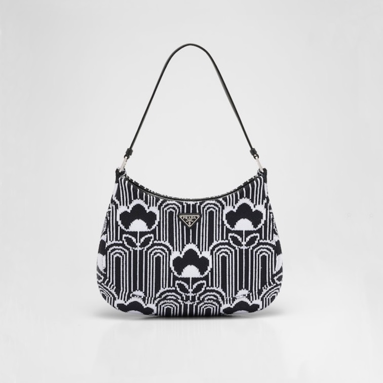 プラダレディースブラッククレオバッグr239