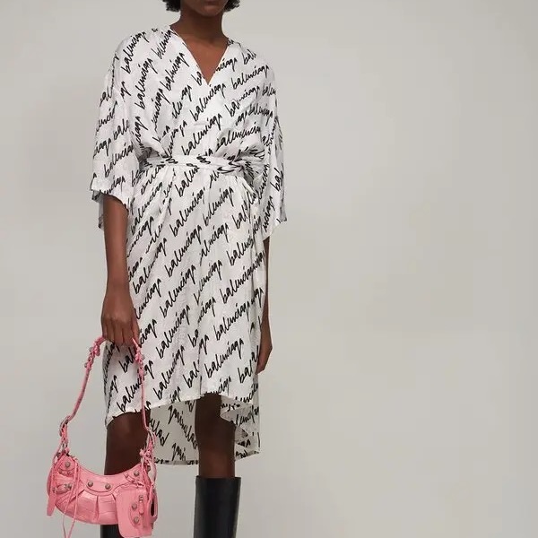 バレンシアガレディースピンクショルダーバッグa95