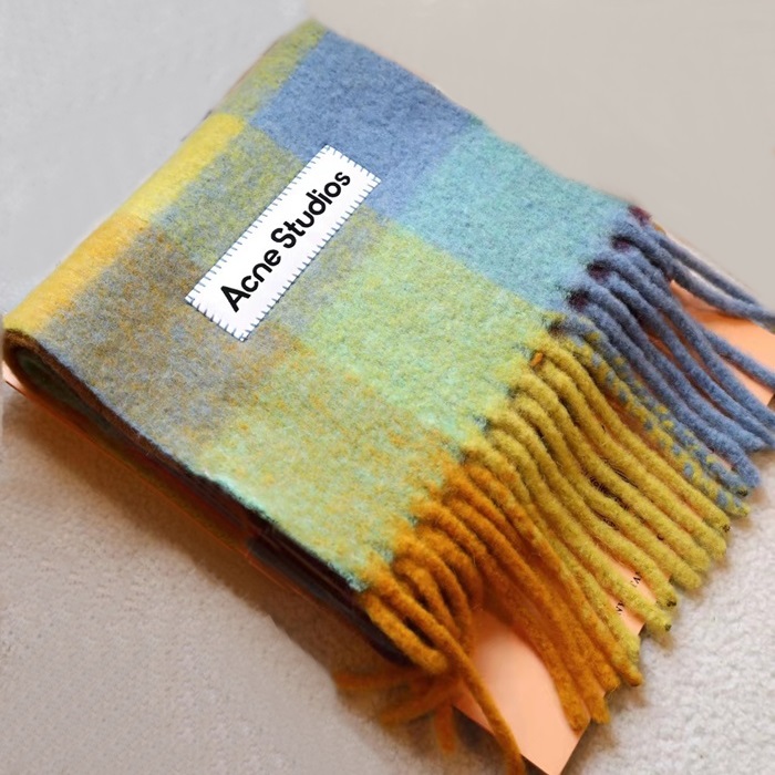 アクネストゥディオズユニセックスイエローマフラーc187