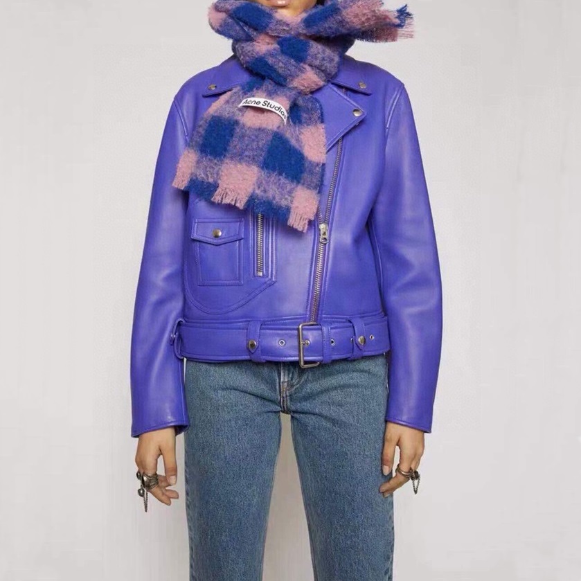 アクネストゥディオズユニセックスブルーマフラーc188