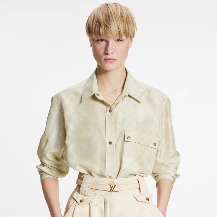 ルイヴィトンレディースブラウン両面ベルトv278