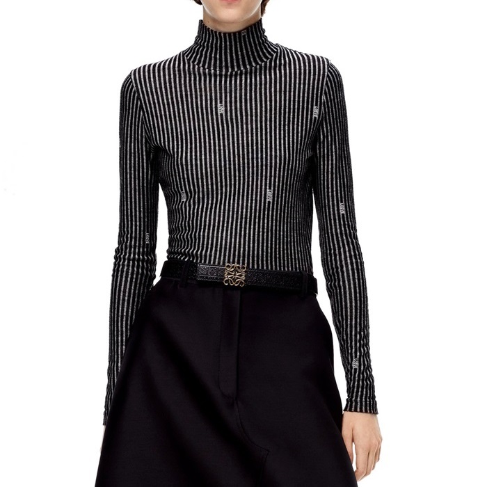 ロエベレディースブラックベルトe683