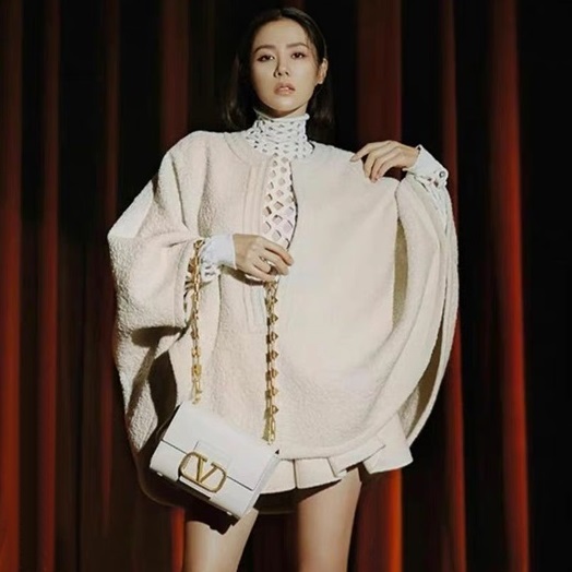 ヴァレンティノレディースホワイトショルダーバッグl367