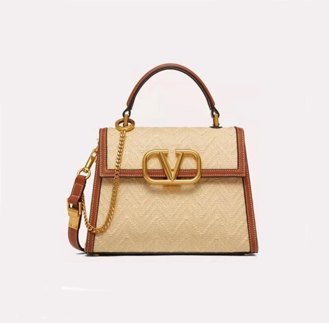 ヴァレンティノレディースキャメルクロスバッグl372