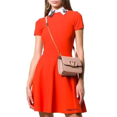 ヴァレンティノレディースベージュクロスバッグl379