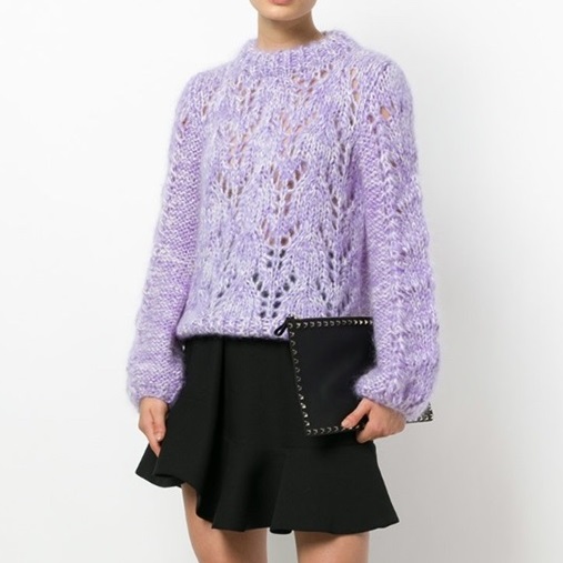 ヴァレンティノレディースブラックスタッドクラッチバッグa380