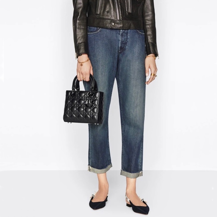 ディオールレディースブラックレディバッグi219