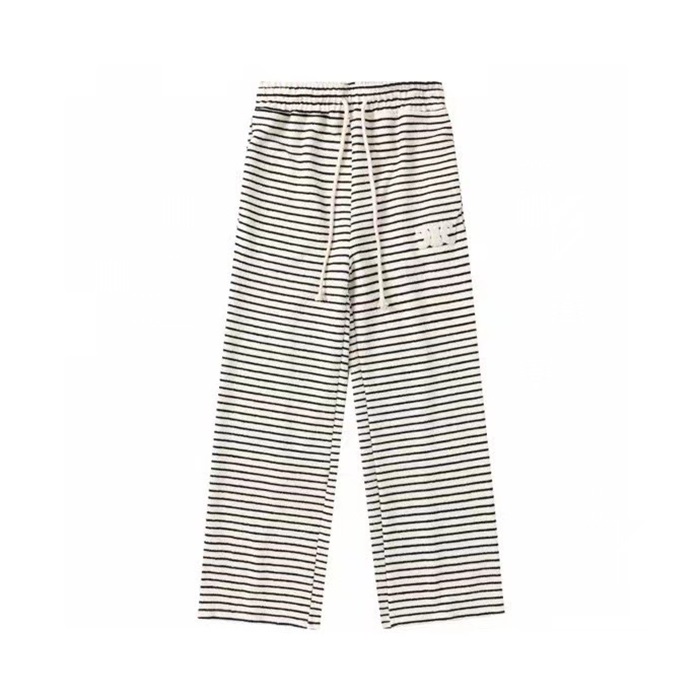 セリーヌレディースホワイトカジュアルパンツe78