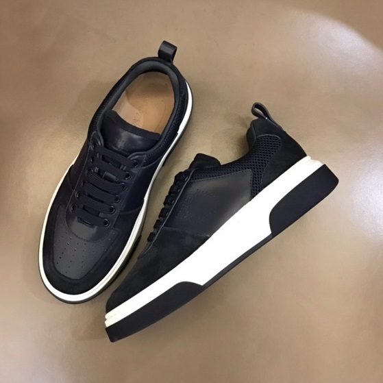 サルヴァトーレフェラガモメンズネイビースニーカーr384