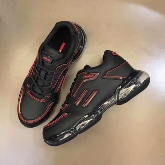 プラダメンズブラックスニーカーr292