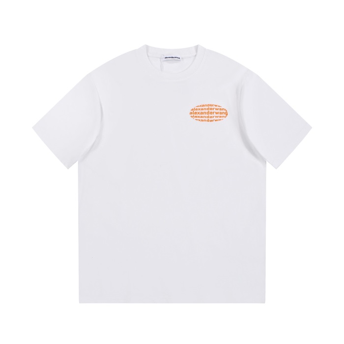 アレクサンダーワンメンズイニシャルホワイト半袖Tシャツx229