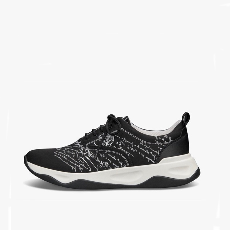 ベルルッティメンズシグネチャーブラックスニーカーr159