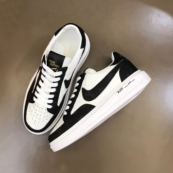 ルイヴィトンメンズブラックスニーカーv456