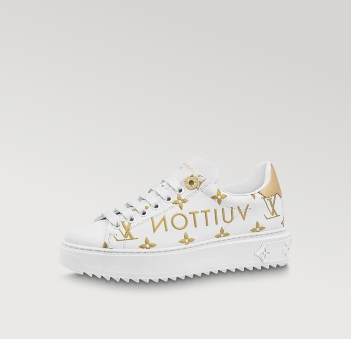 ルイヴィトンユニセックスゴールドスニーカーv520