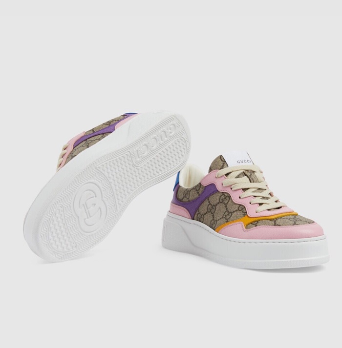 グッチユニセックスピンクスニーカーu278