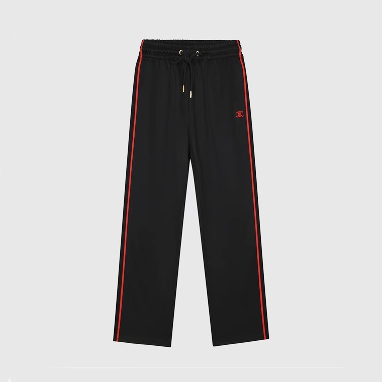 セリーヌレディースブラックパンツe96