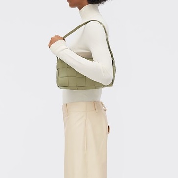 ボッテガヴェネタレディースミントカセットバッグv36