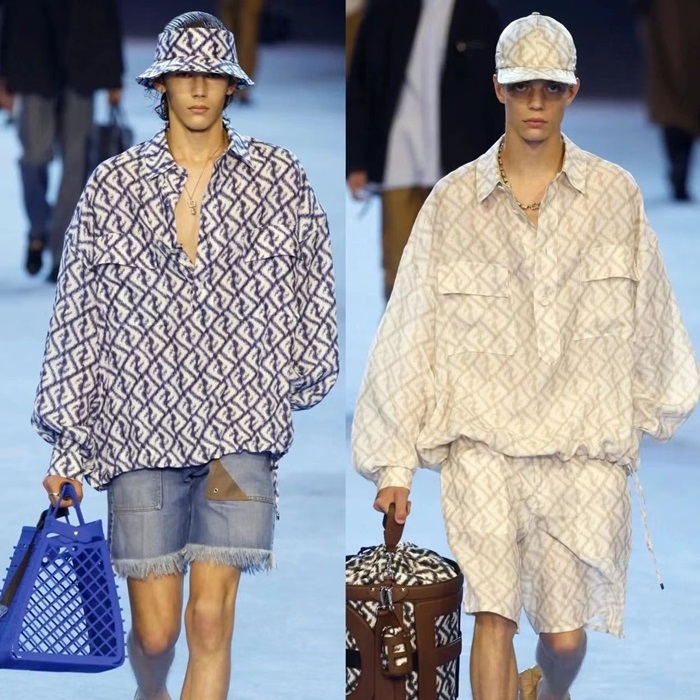 ェンディメンズブルーシャツe67